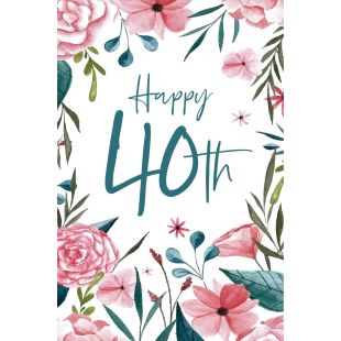 Card - Floral Bird Range - 100mm x 150mm