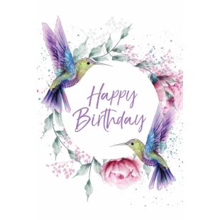 Card - Floral Bird Range - 100mm x 150mm