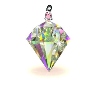 Card - Diamonds Are a Girl's Best Friend by Tricky