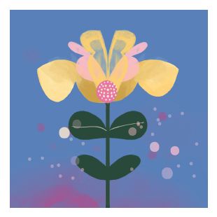 Card - Daniela Glassop - 100mm x 100mm