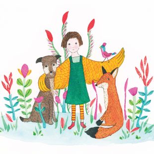 Card - Gabrielle Wang - 140mm x 140mm