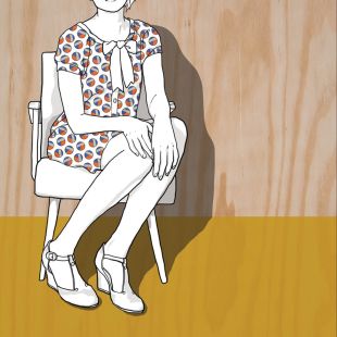 Card - Gretel Girl - 140mm x 140mm