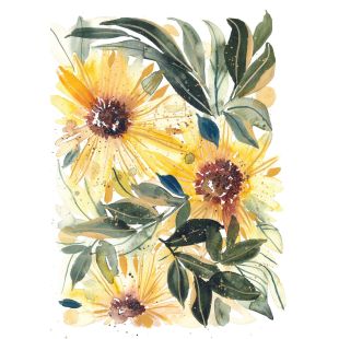 Card - Sunflowers by Inga Buividavice
