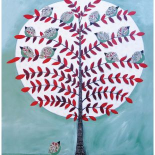 Card - Blue Bird Tree by Jody Pratt