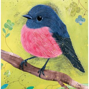 Card - Pink & Blue by Jody Pratt