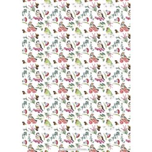 Wrappings Sheets - Birds and Flowers by Katherine Appleby