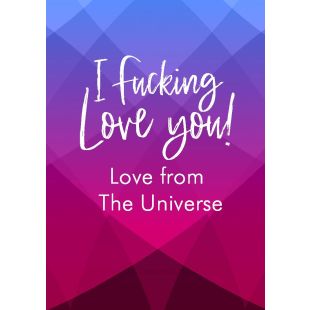 Card - The Universe Loves You by Lyndy Jewell