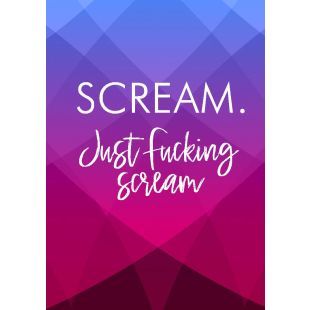 Card - Scream by Lyndy Jewell