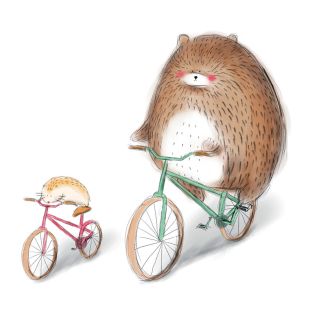 Card - Little Sketchy - 100mm x 100mm