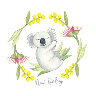 Card - New Baby by Maxine Hamilton