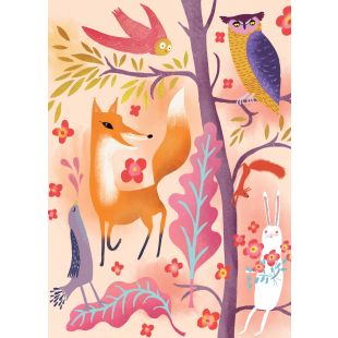Card - Floral Forrest by Mira Paradies
