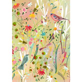 Card - Bees, Floral & Birds by Mira Paradies