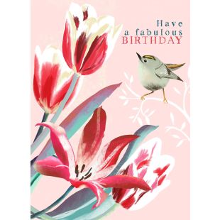 Card - Have A Fabulous Pink Birthday by Mira Paradies
