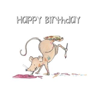 Card - Nicky Johnston - 100mm x 100mm