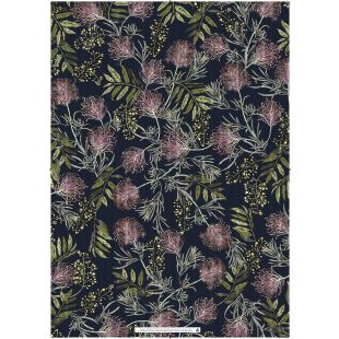 Wrapping Sheets - Grevillea on Navy by One Penny