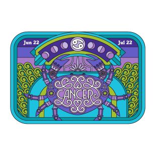 Card - Cancer by Pilgrim Hodgson