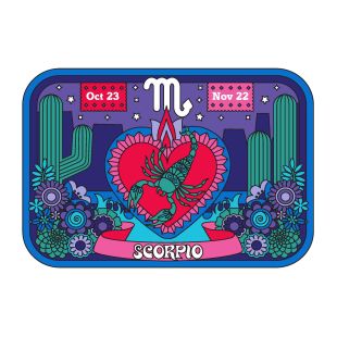 Card -  Scorpio by Pilgrim Hodgson