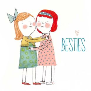 Card - Besties by Prue Pittock