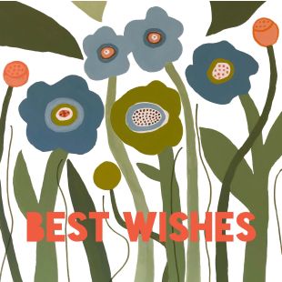 Card - Best Wishes S by Prue Pittock