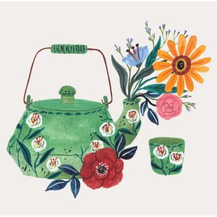 Card - Blooming Tea by Ploypisut