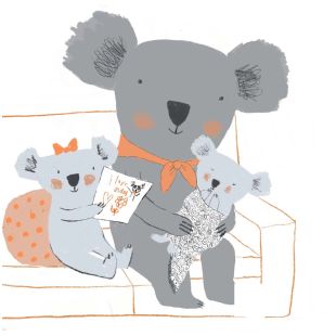 Card - Storytelling Koala by Prue Pittock
