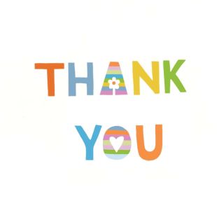 Card - Bright Thank You by Prue Pittock