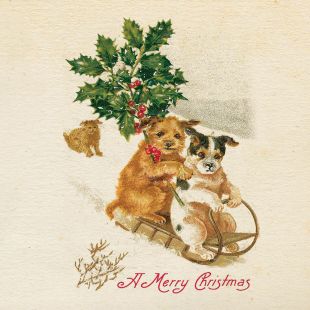 Card - Vintage Christmas - 140mm x 140mm