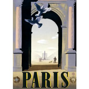 Card - Vintage Poster - 125mm x 175mm