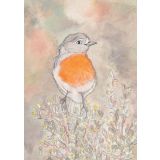 Card - Flame Robin by Aleta