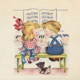 Card - Bella Vintage - 100mm x 100mm