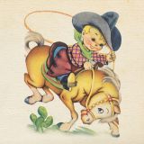 Card - Bella Vintage - 100mm x 100mm