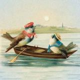 Card - Bella Vintage - 100mm x 100mm