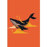 Card - Orange Whale by Eureka