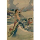 Card - Mermaid & Seadragon by Studio Nuovo