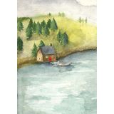 Card - Lake House by Michelle Pleasance