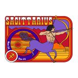 Card - Sagittarius by Pilgrim Hodgson