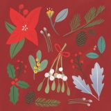 Card - S Merry Florals by Cat MacInnes