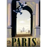 Card - Vintage Poster - 125mm x 175mm